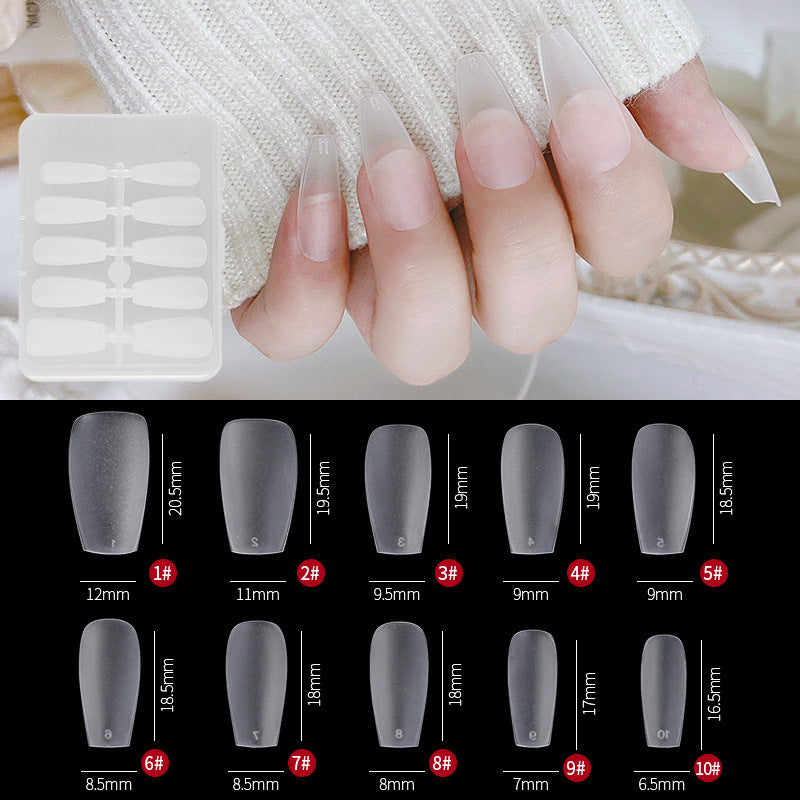 Wholesale Frosted Non-engraving Handmade Manicure Plastic